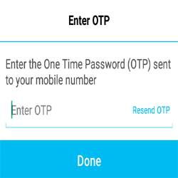 Enter OTP to Verify Your Paytm Account