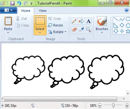 three-cloud-black-drawing-in-ms-paint