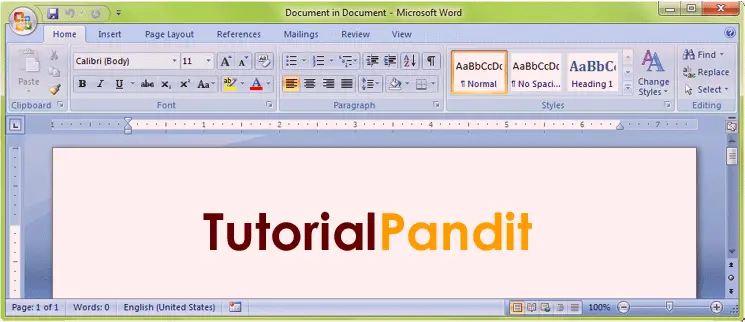 word-object-in-wordpad-document