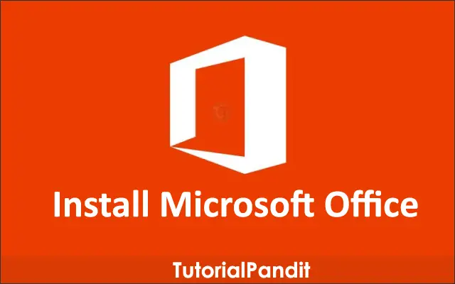 How to Install MS Office in Computer in Hindi