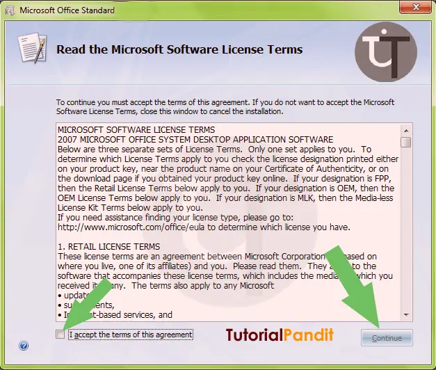 Accept Terms of Software License in Hindi
