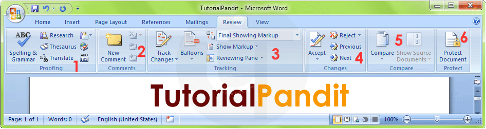 ms-word-review-tab