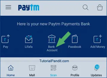 paytm bank account icon