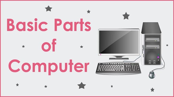 कम्प्यूटर के मुख्य पार्ट्स (Computer Main Parts in Hindi) के नाम की हिंदी में जानकारी