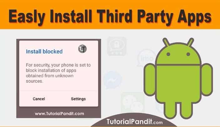 How to Install Third Party Source Apps in Android Phone in Hindi
