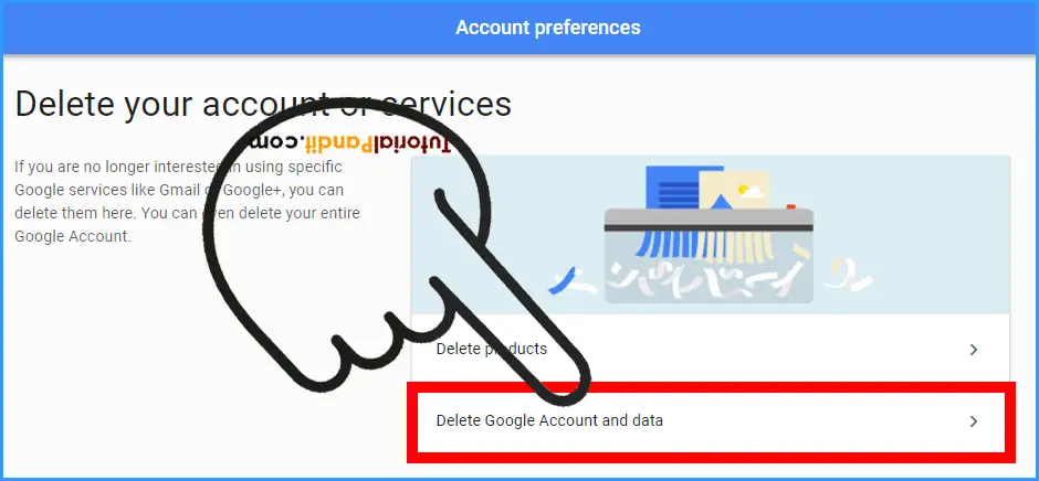 account preferences