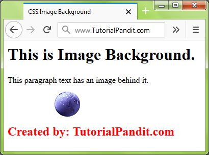 CSS Background Position