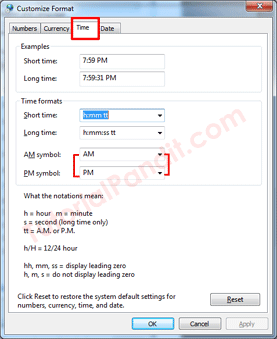 Custome Date and Time Format in Hindi