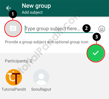 Add New Group Name Group Photo