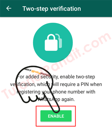 Enable Two-Step Verification