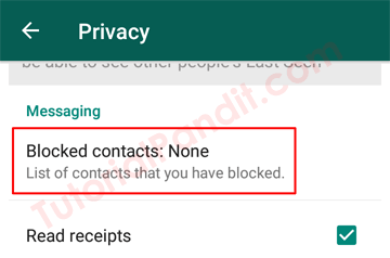 Blocked WhatsApp Contacts You Want to Block 
