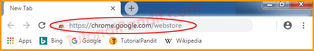Search Chrome Webstore in Address Bar