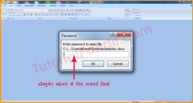 Enter Password to View Document