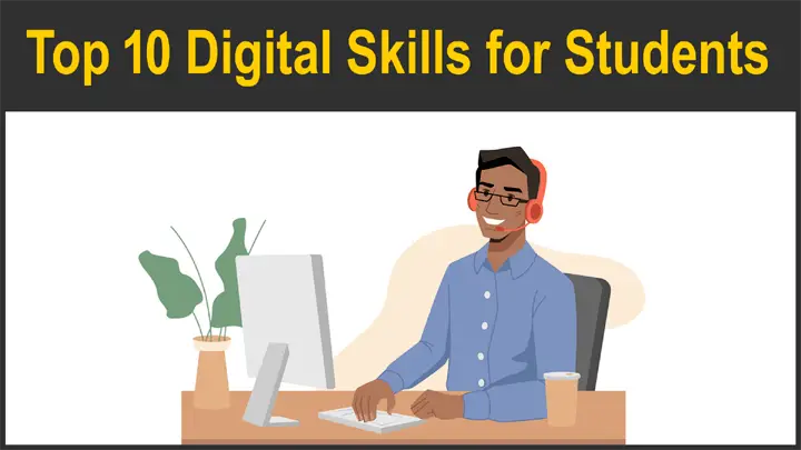 Top 10 Digital Skills for Students in Hindi - स्टुडेंट्स के लिए टॉप 10 डिजिटल स्किल्स जो डिजिटल दुनिया में हर स्टुडेंट्स को आनी चाहिए