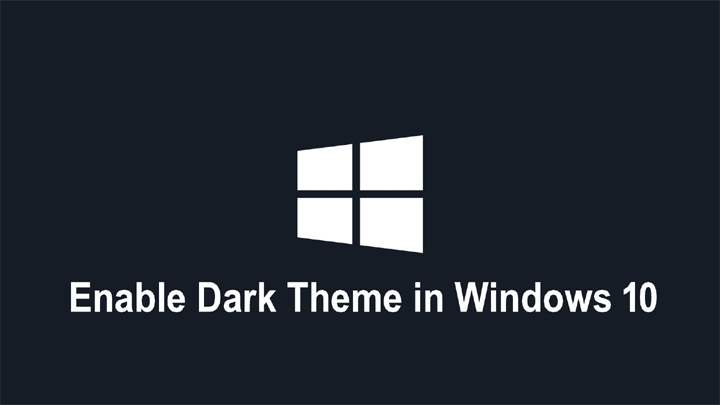 How to Enable Dark Mode in Windows 10