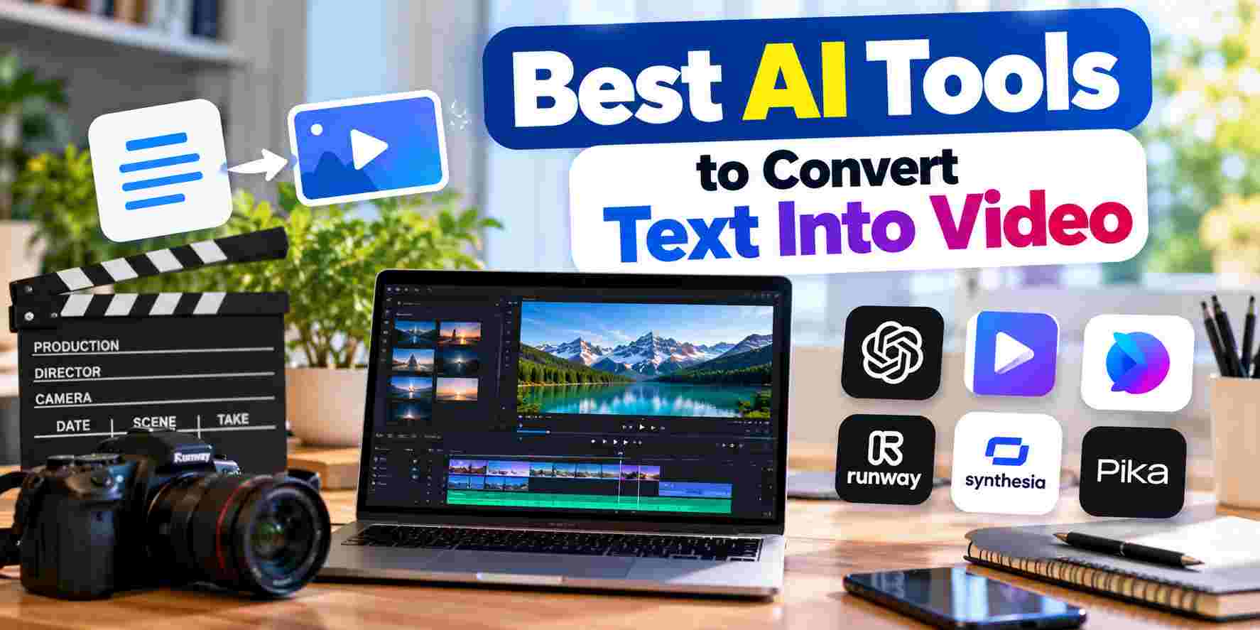Best AI Tools to Convert Text Into Video